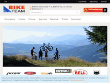 Tablet Screenshot of biketeam.pl